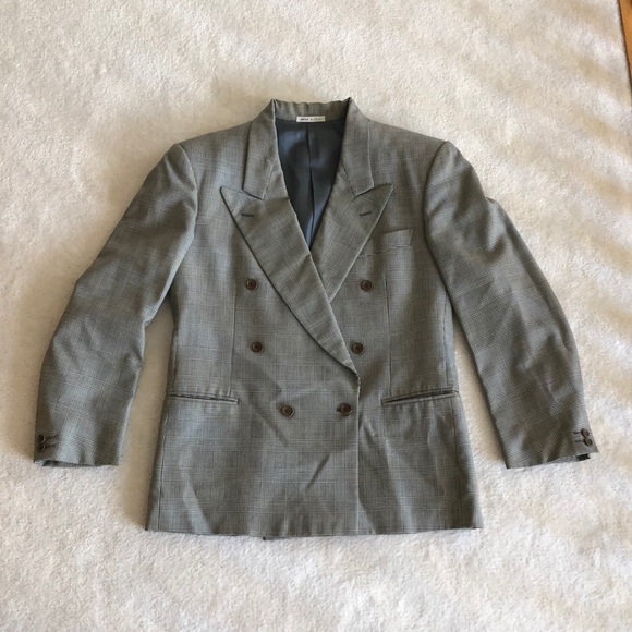 Vintage Cerrutti  1881 houndstooth check double breasted blazer. - Picture 3 of 15